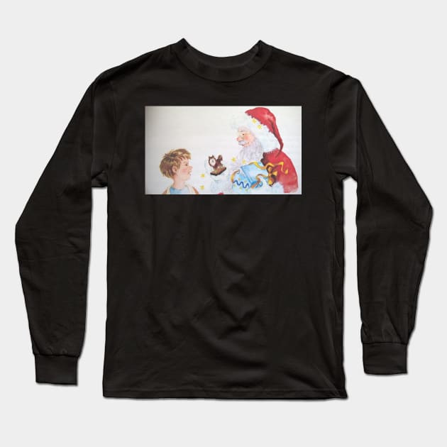 Hello, Santa! Long Sleeve T-Shirt by ChristmasPress